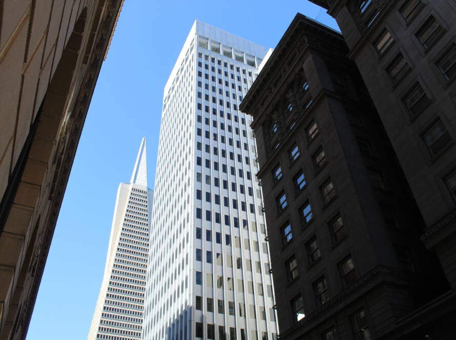 Architectural structure illustrating SME growth through stacked strategic systems