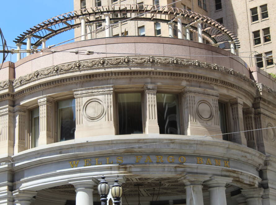 Classical bank facade symbolising SME strength and strategic growth